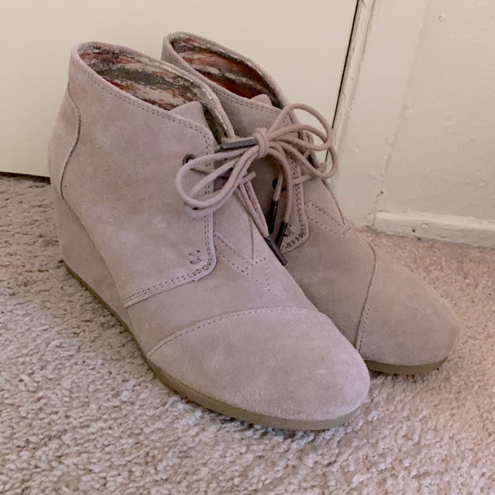 Toms wedges - Size 8